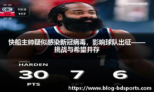 快船主帅疑似感染新冠病毒，影响球队出征——挑战与希望并存